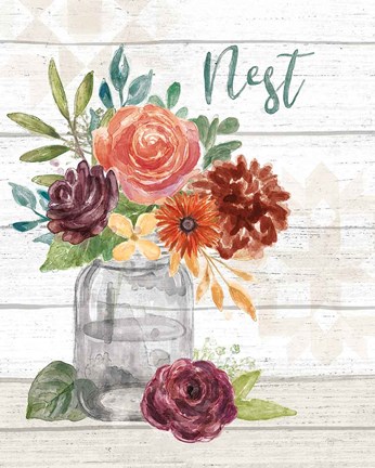 Framed Flower Fest VI Print