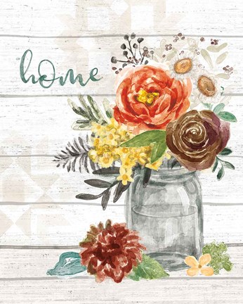 Framed Flower Fest V Print