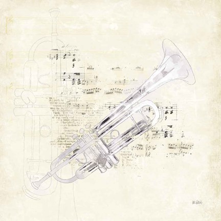 Framed Musical Gift VI Print