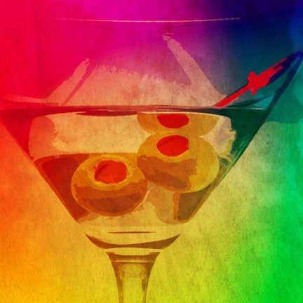 Framed Dirty Rainbow Print