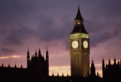 Framed Big Ben Palace Of Westminster London Print