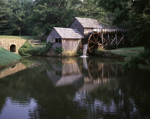 Framed Mabry Mill Blue Ridge Parkway Virginia Print