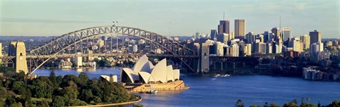 Framed Scenic View Of Sydney Opera House, Sydney, Australia Print