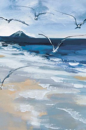 Framed Pacific Breezes II Print