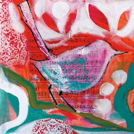 Framed Petite Bird III Print