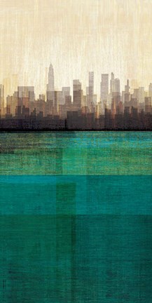 Framed Metropolitan Jewel-Box - Emerald Print