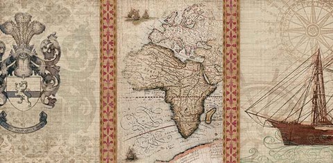 Framed Voyage to Discovery I Print