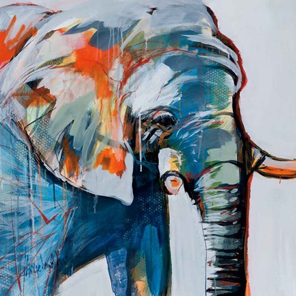 Framed Mr. Silver Hair Print