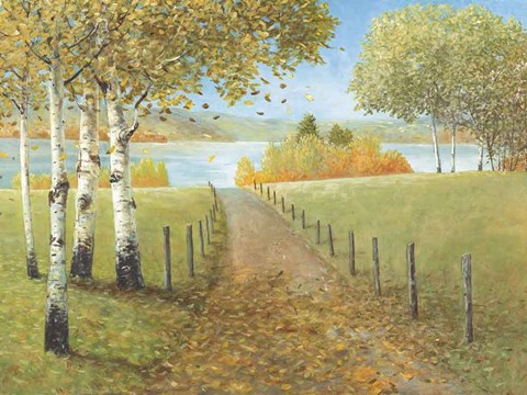 Framed Rural Route I Print