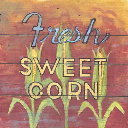 Framed Fresh Sweet Corn Print