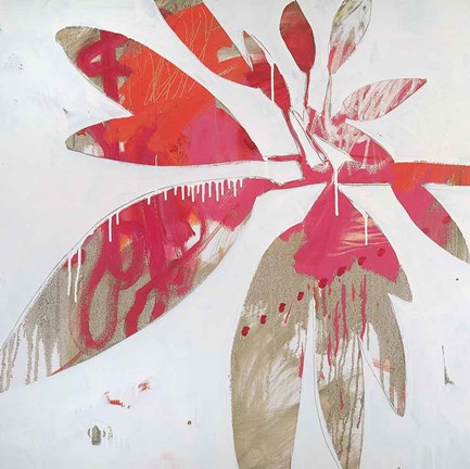 Framed Tropical Landscape I Print