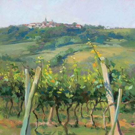 Framed Flauvigny View Print