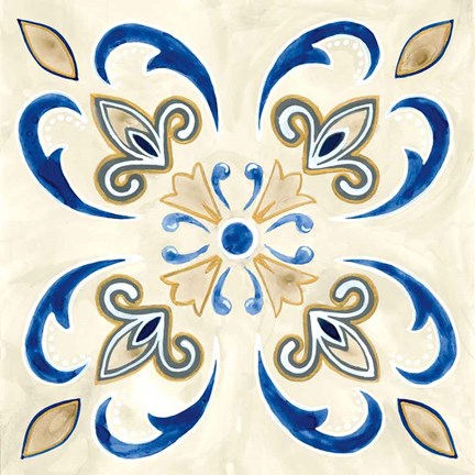 Framed Timeless Tiles II Print