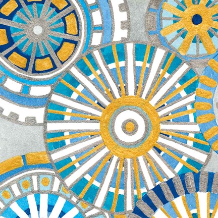 Framed Circle Delight I Print