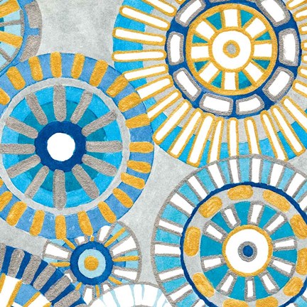 Framed Circle Delight III Print