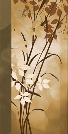 Framed Golden Heights II Print