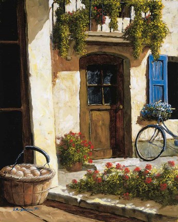 Framed Back From the Market Print