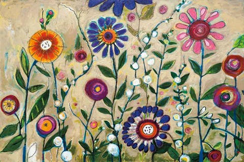 Framed Garden Party Print