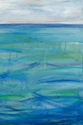 Framed Deep Blue III Print