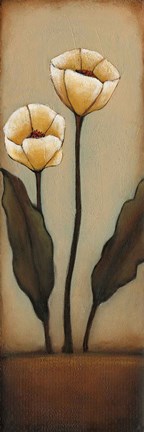 Framed Jardin de Flores I Print