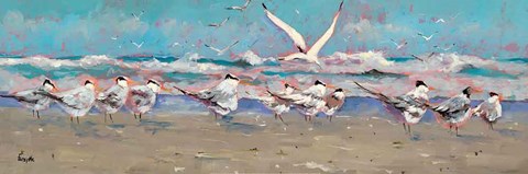 Framed Late Comer Print