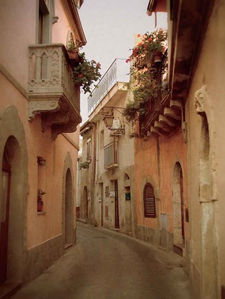 Framed Forza D&#39;Argo Alleyway II Print