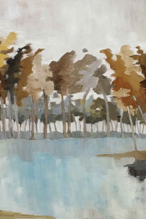 Framed Wetlands II Print