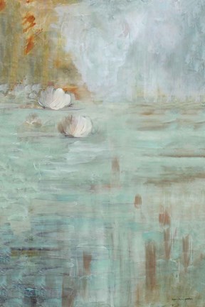 Framed White Lotus Print