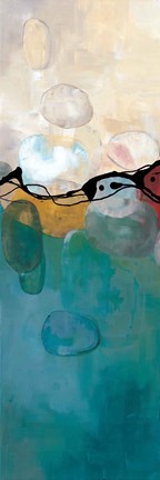 Framed Retro Jewels I Print