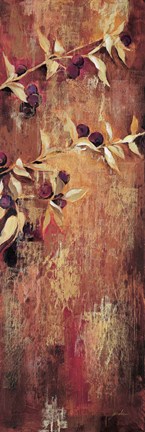 Framed Sienna Berries II Print