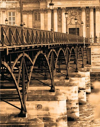 Framed Ponts des Arts - Dtail Print