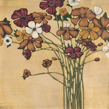 Framed Wandering Bouquet Print