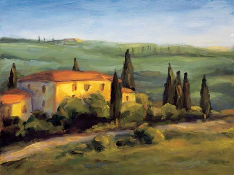 Framed Tuscan Morning Print