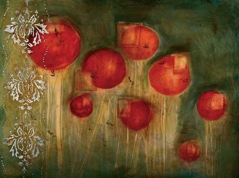 Framed Rose Garden Print