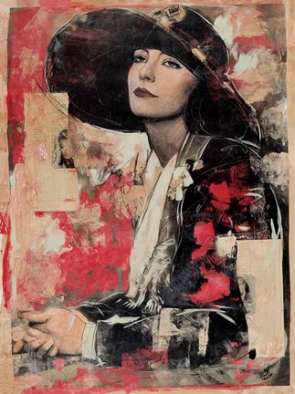 Framed Vintage Goddess II Print