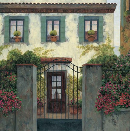 Framed Three Windows Print