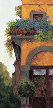 Framed Verona Balcony I Print