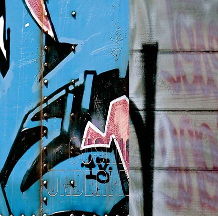 Framed Street Flow I Print