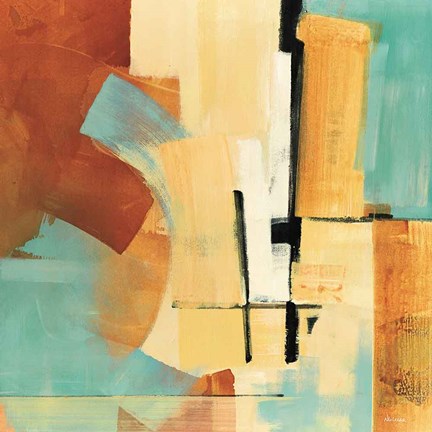 Framed Desert Oasis I Print