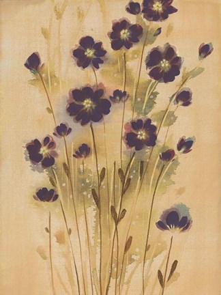 Framed Aubergine Elegance Print