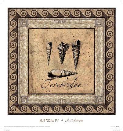 Framed Shell Works IV Print