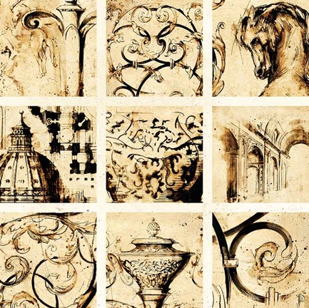 Framed Classical Style Print