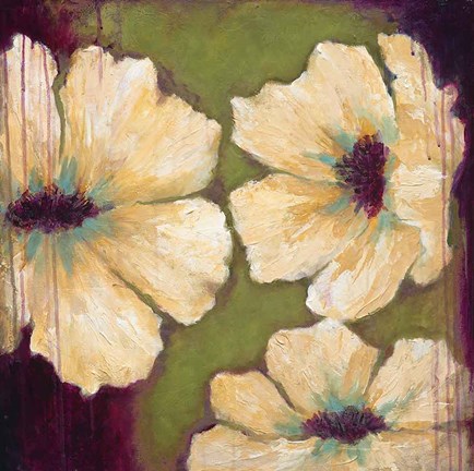 Framed Blooms II Print