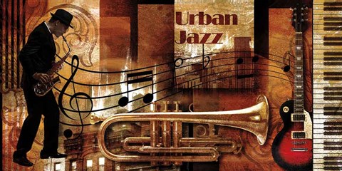 Framed Urban Jazz Print