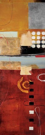 Framed Abstract &amp; Natural Elements I Print