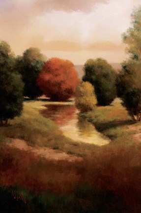 Framed Summer&#39;s Passage II Print