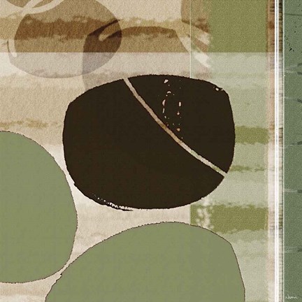 Framed Skipping Stones III Print