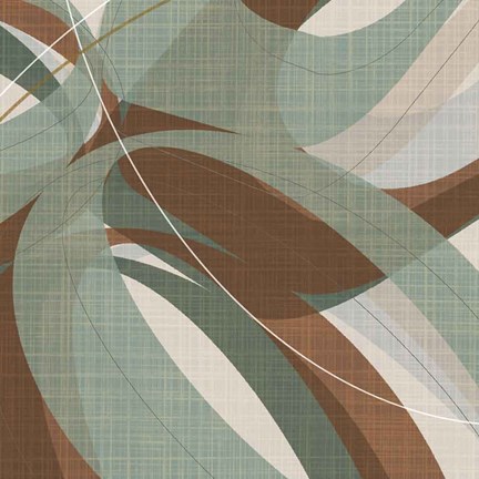 Framed Mint Ripple IV Print