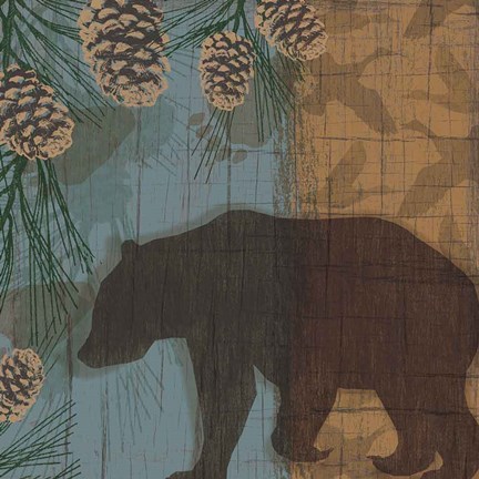 Framed Yellowstone Park I Print