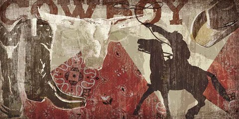 Framed Saddle Up I Print